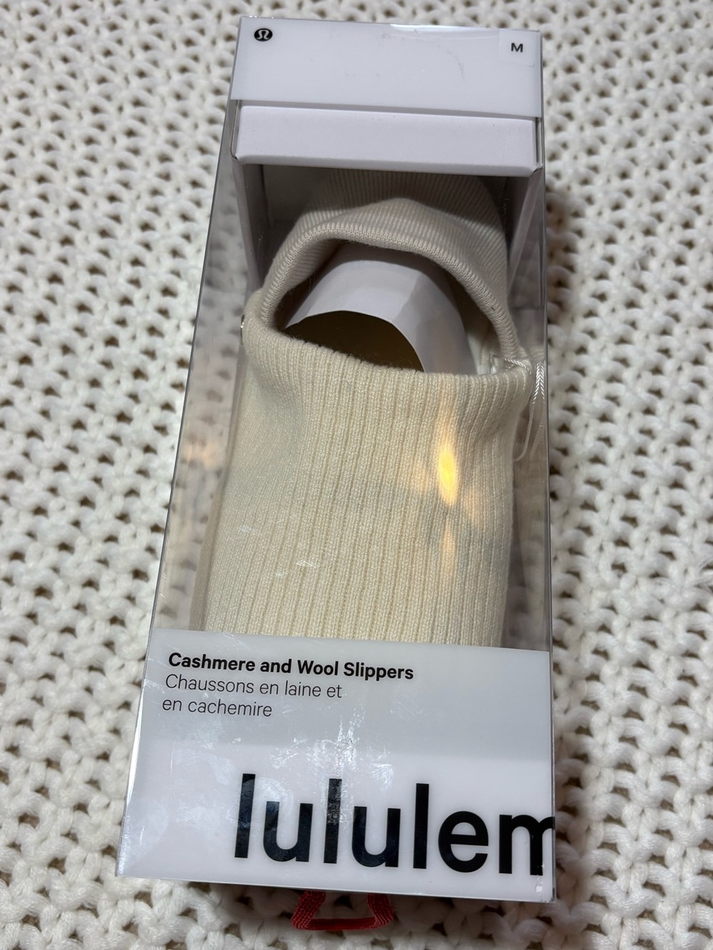 lululemon cashmere and wools slippers